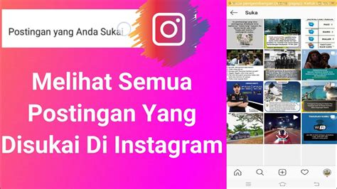 Cara Melihat Postingan yang di Like di Instagram