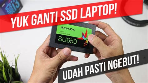 Cara memasang SSD SATA 2.5 inchi di laptop lenovo ideapad gaming 3