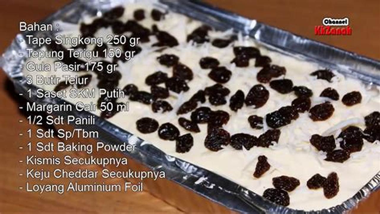 Rahasia Kue Kismis Lembut: Tips dan Trik yang Tak Terungkap