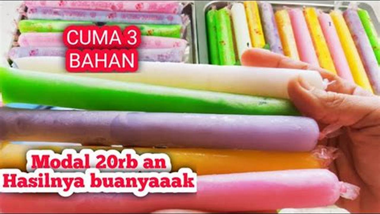 Rahasia Membuat Es Yogurt Pensil yang Menggoyang Lidah