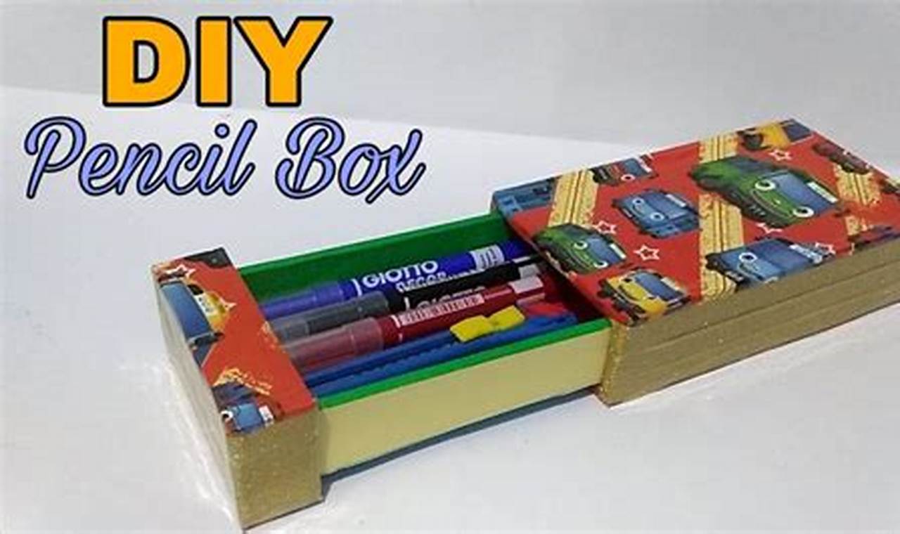 Cara Bikin Kotak Pensil Keren dari Tali Kur, Dijamin Unik!