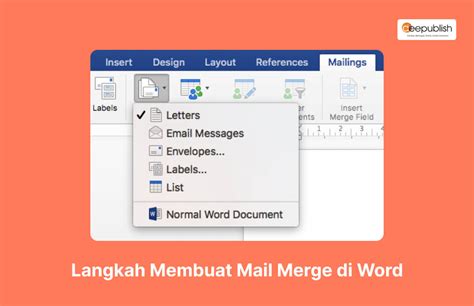 Cara Membuat Mail Merge Di Ms Word