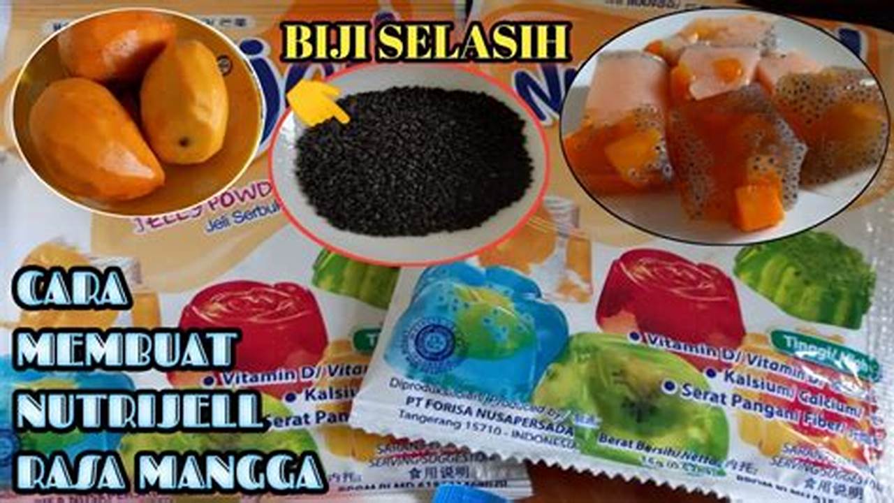 Rahasia Nutrijel Mangga: Temukan Tekstur Kenyal dan Rasa Manis Sempurna