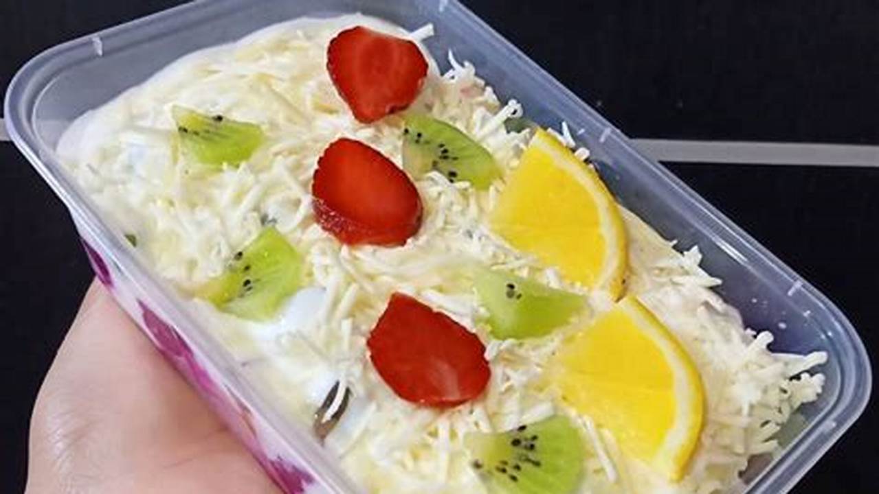 Rahasia Bikin Saus Salad Buah Yoghurt yang Bikin Nagih!