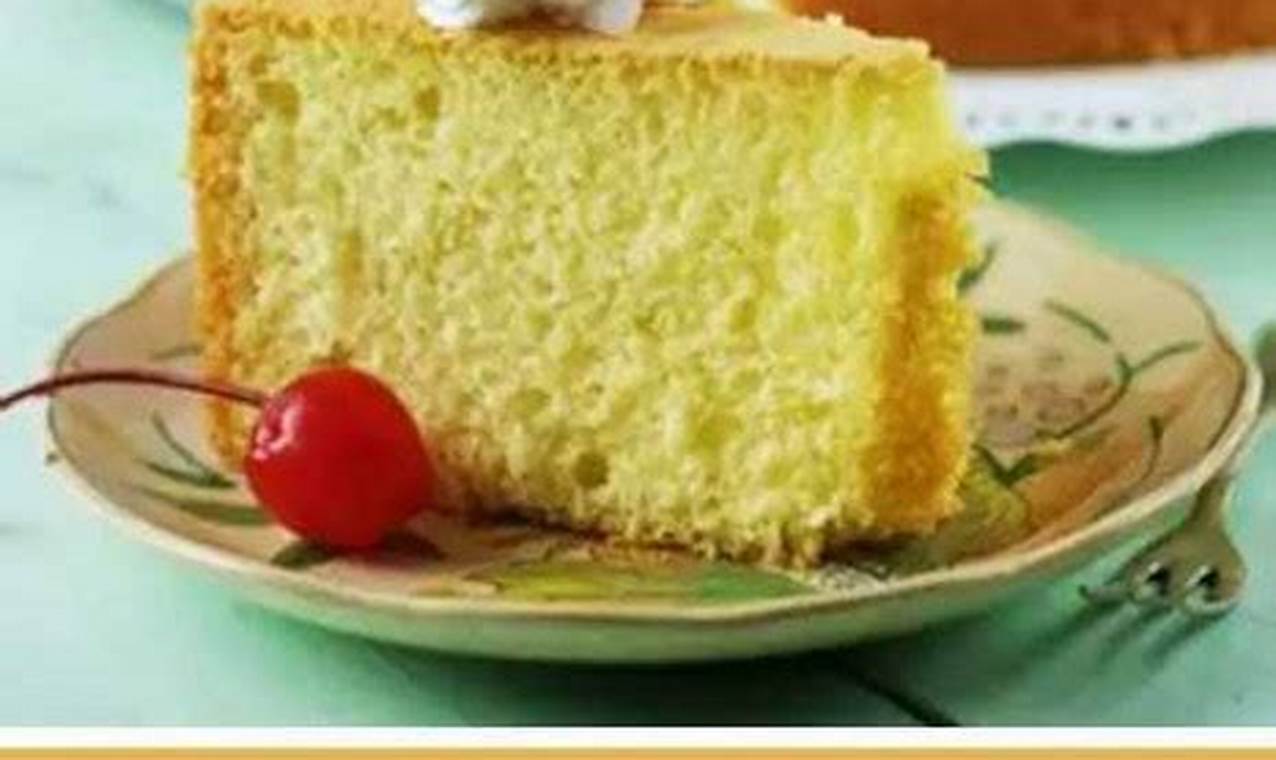 Rahasia Sponge Cake Empuk Mengembang, Cocok untuk Pemula
