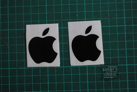 Apple updated their inbox Apple logo stickers apple