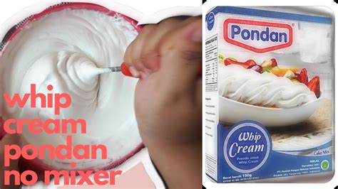 Cara membuat whipped cream sendiri dirumah YouTube