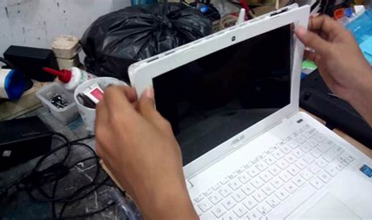 cara membuka laptop