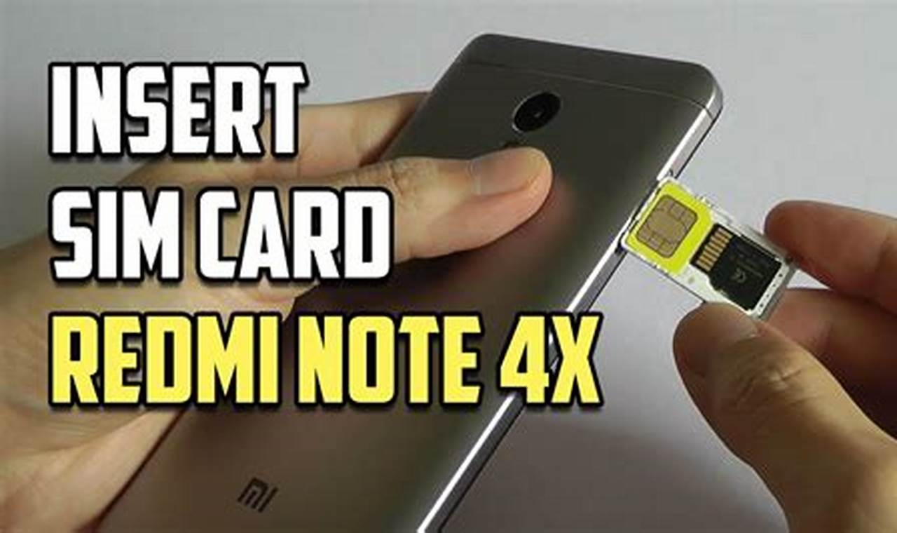 Cara Membuka Slot SIM Card Xiaomi Redmi 3