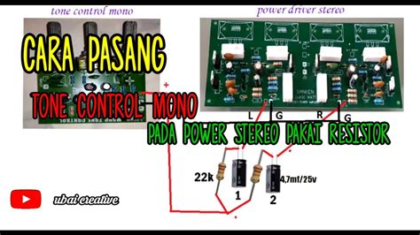 Beritaria.com | Cara Memperbaiki Tone Control Stereo