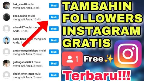 Followers Indonesia Gratis! Cara Menambah Followers Instagram Gratis