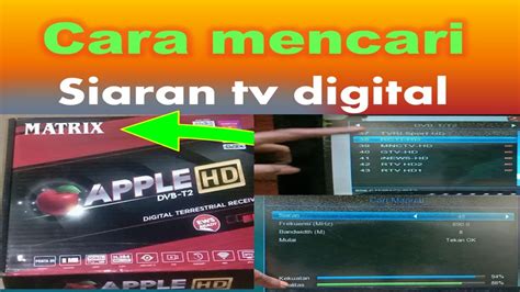 Cara Mencari Siaran Indosiar SCTV TV One Yang Hilang Matrix Apple Telkom 4 Parabola Jaring 1 LNB