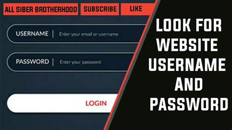 Mencari Username & Password pada Website
