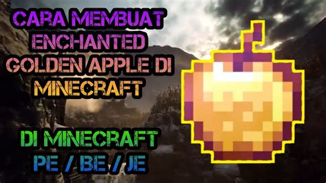 how to enchant a golden apple YouTube
