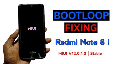Cara Mengatasi Bootloop Redmi Note 8 Pro Garut Flash