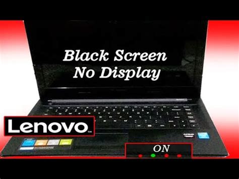 Cara Mengatasi Laptop Lenovo Black Screen