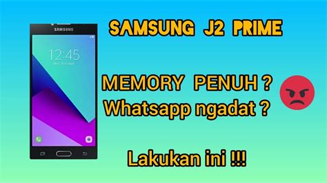 Samsung j2 prime memori penuh hard reset samsung j2 prime YouTube