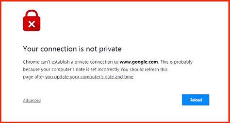 Cara Mengatasi Your Internet Is Not Private