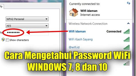 Cara Cek Password Wifi Windows 10 UnBrick.ID