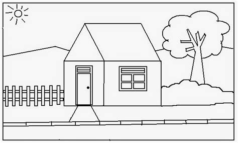 Belajar Cara Menggambar Rumah Untuk Anak Sd Kelas 5