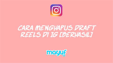Cara Menghapus Draft di Instagram Agar Tak Menumpuk Rancah Post