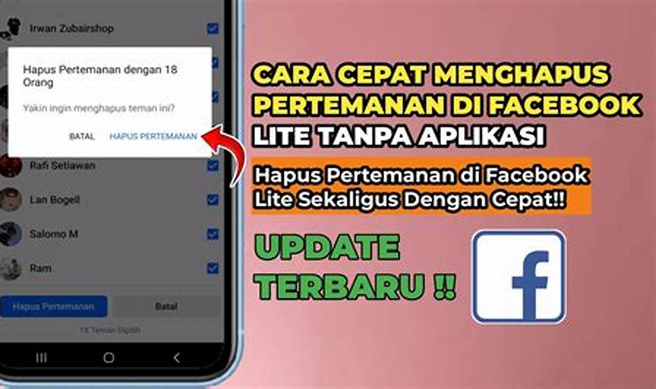 Panduan Lengkap: Cara Mudah Hapus Pertemanan di Facebook