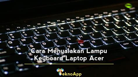 Cara Mengaktifkan Backlight Keyboard Laptop Hp