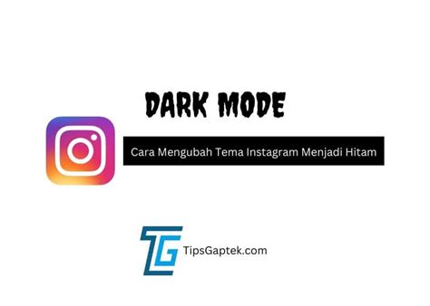 Cara Mengubah Warna Instagram Menjadi Hitam di HP Oppo