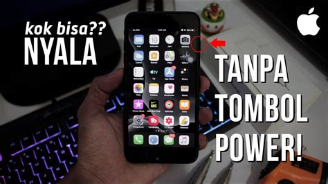 Cara Menyalakan iPhone Tanpa Tombol Power YouTube