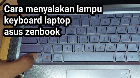 Cara Menyalakan Lampu Keyboard Laptop Asus YouTube
