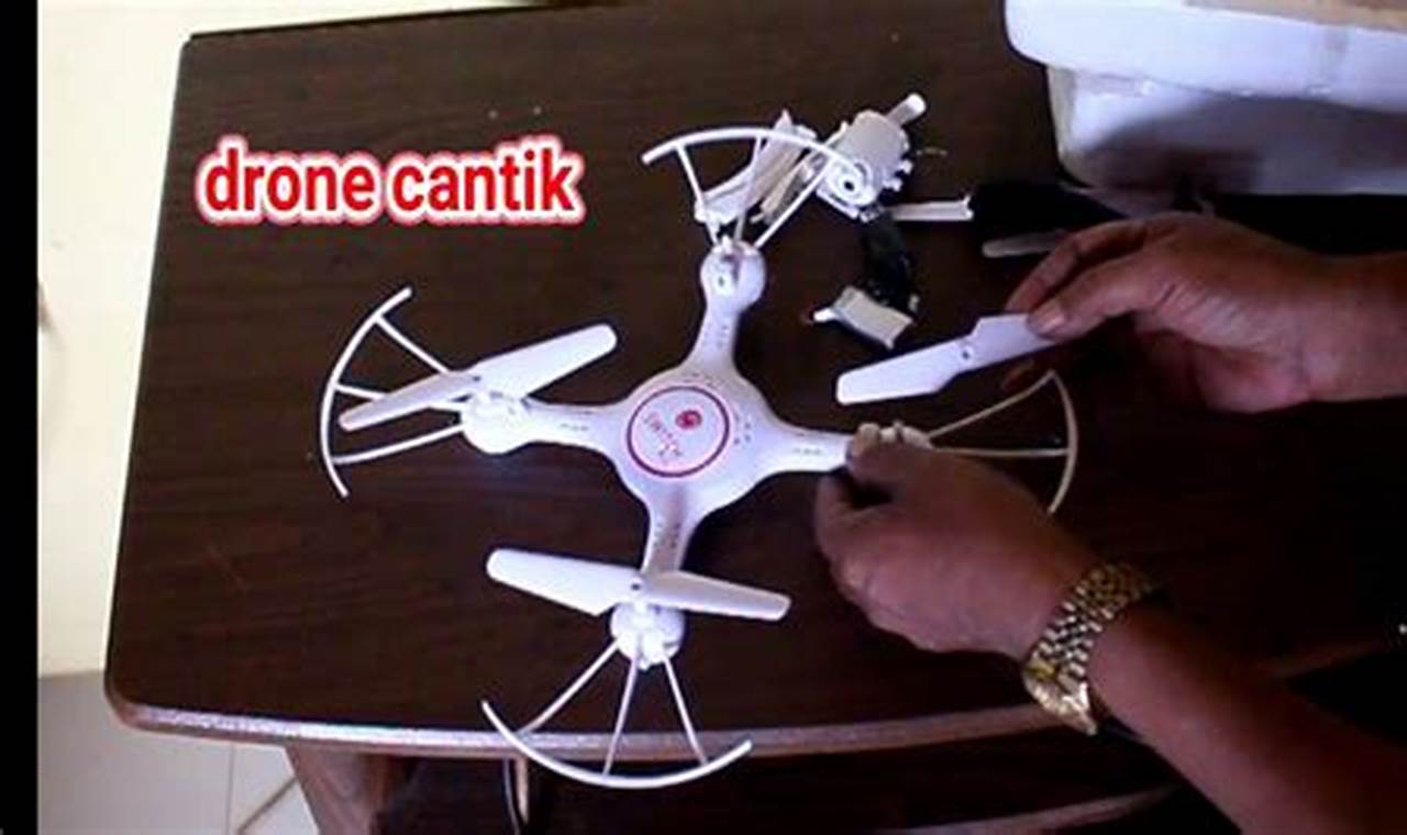 cara merakit drone kamera
