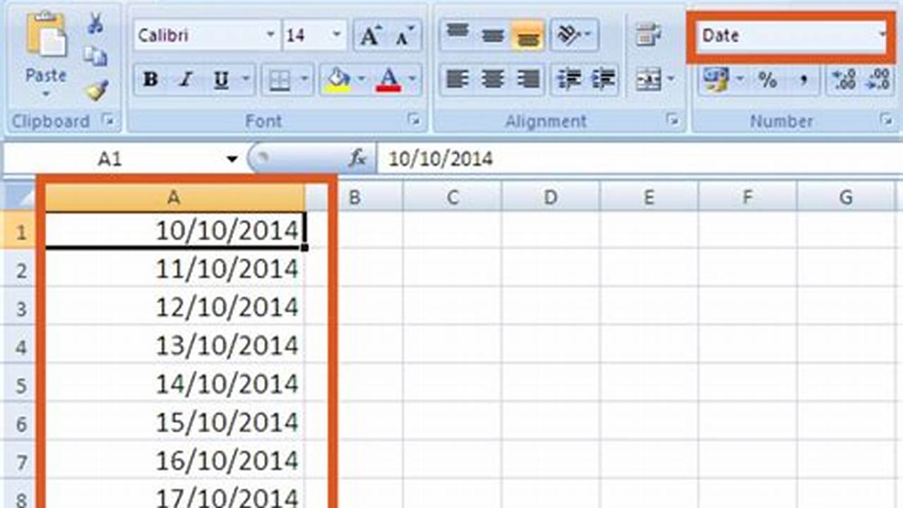 Cara Mudah Mengubah Format Tanggal di Excel 2007