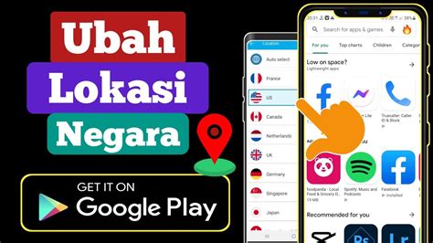 2 Cara Mengubah Negara di Playstore »