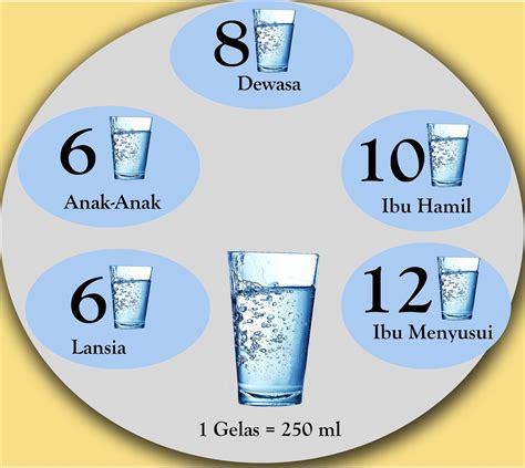 cara minum air yang cukup