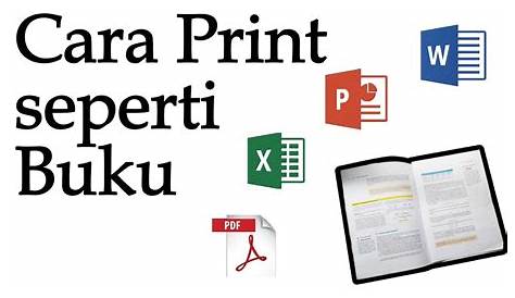 Cara Print/Cetak File PDF Menjadi Buku | Bagusin Printer