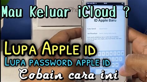 Cara Reset Lupa Apple iD Dan Reset Password iCloud YouTube