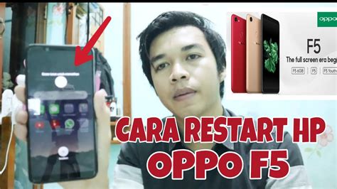 CARA RESTART HP OPPO F5 YouTube
