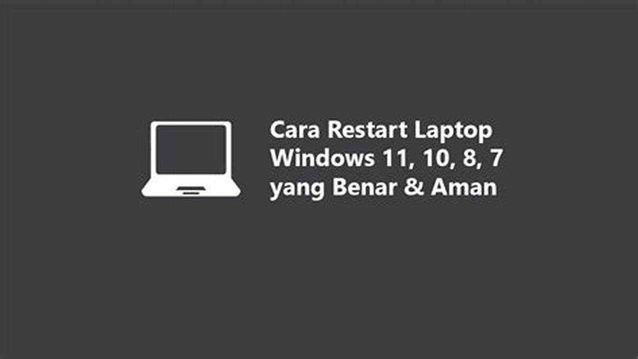 Restart Laptop: Temukan Rahasia Membangkitkan Laptop Anda Seperti Baru!