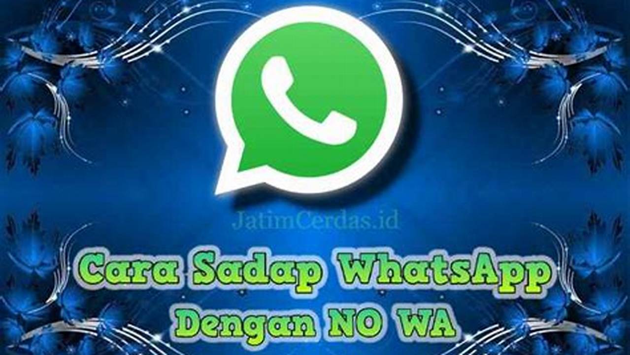 Panduan Lengkap Cara Sadap WhatsApp Tanpa Ketahuan, Simpel Cuma Pakai Nomor WA