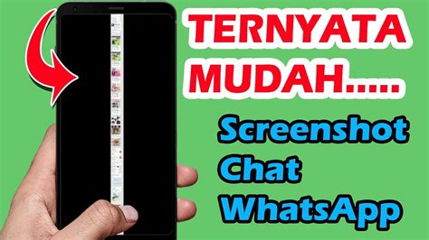 Cara Screenshot Panjang di WhatsApp Tanpa Aplikasi YouTube