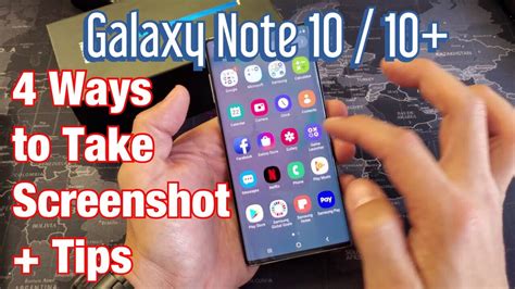 Cara Screenshot Samsung Galaxy Note 10 & Note 10 Plus