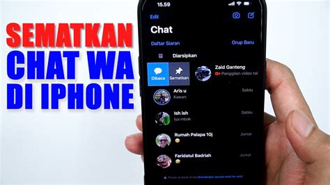 √ 3 Cara Sematkan Chat WA di iPhone & Fungsinya Termudah 2022!