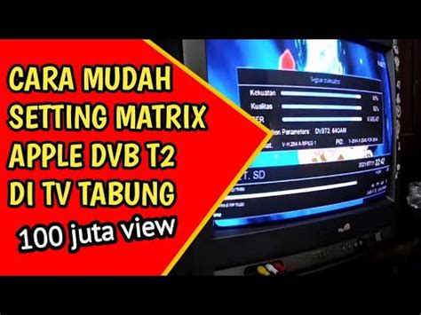 Jual Set Top Box DVB T2 Matrix Garuda Apple Receiver TV Digital RCA Merah MATRIX MERAH