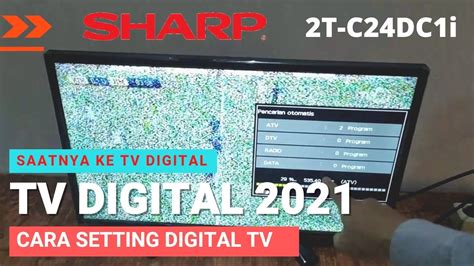 Cara Setting Tv Digital Sharp Aquos