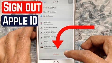 Different ways to logout Apple ID on iPhone, iPad, iPod iOS 9