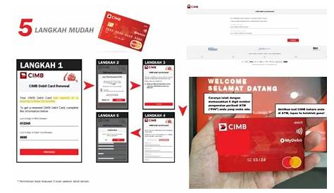 √ Cara Tukar Kad ATM CIMB Secara Online Tamat Tempoh