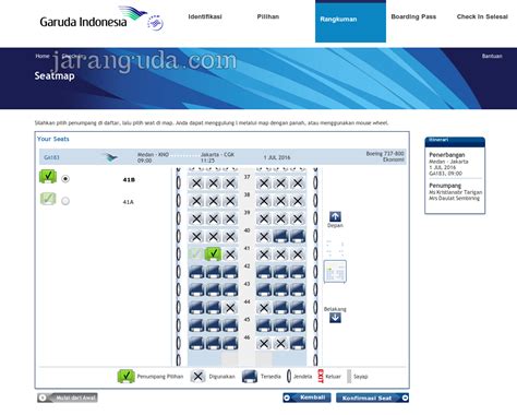 Cara Web Check In Online Garuda Indonesia Amadeus Informasi Aktual