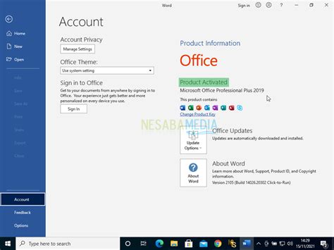 Cara Activate Microsoft Office 2019