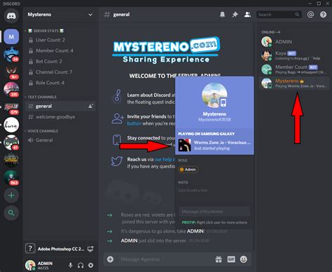 cara bold di discord