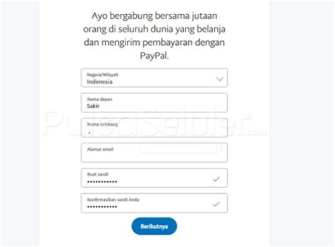 cara buat akun paypal tanpa ktp